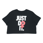 (WMNS) Nike Alphabet Printing Short Sleeve Black BV7171-010