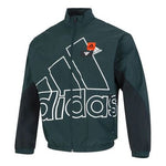 Men's adidas Mh Bp3 Wvjkt Athleisure Casual Sports Logo Stand Collar Woven Jacket Autumn Dark Green HP1435