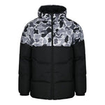 adidas Neo COLOR BLOCK JKT Mens Black Down Jacket Thick Cot Running Jas Sport Kleding Mannelijke Wind-proof Hoodies DP8551