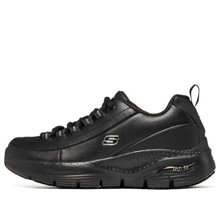 (WMNS) Skechers Arch Fit Slip Resistant Trickell 2.0 'Black' 108053-BLK