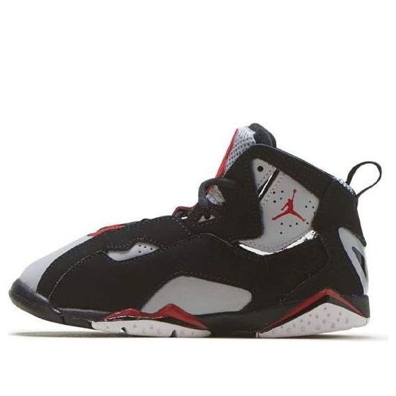 (TD) Air Jordan True Flight 'Black Red Grey' 343797-060