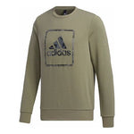 adidas MH Gfx Ft BosSlogan Sports Hooded Sweater Men Green GM4478