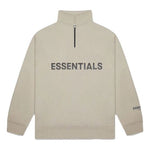 Fear of God Essentials FW20 Half Zip Sweatshirt 'Olive' FOG-FW20-200