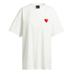 adidas x IVY PARK Crossover Round Neck Pullover Sports Short Sleeve Couple Style White HI1969