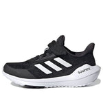 (GS) adidas EQ21 Run Velcro J 'Black White' FX2254