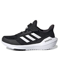(GS) adidas EQ21 Run Velcro J 'Black White' FX2254