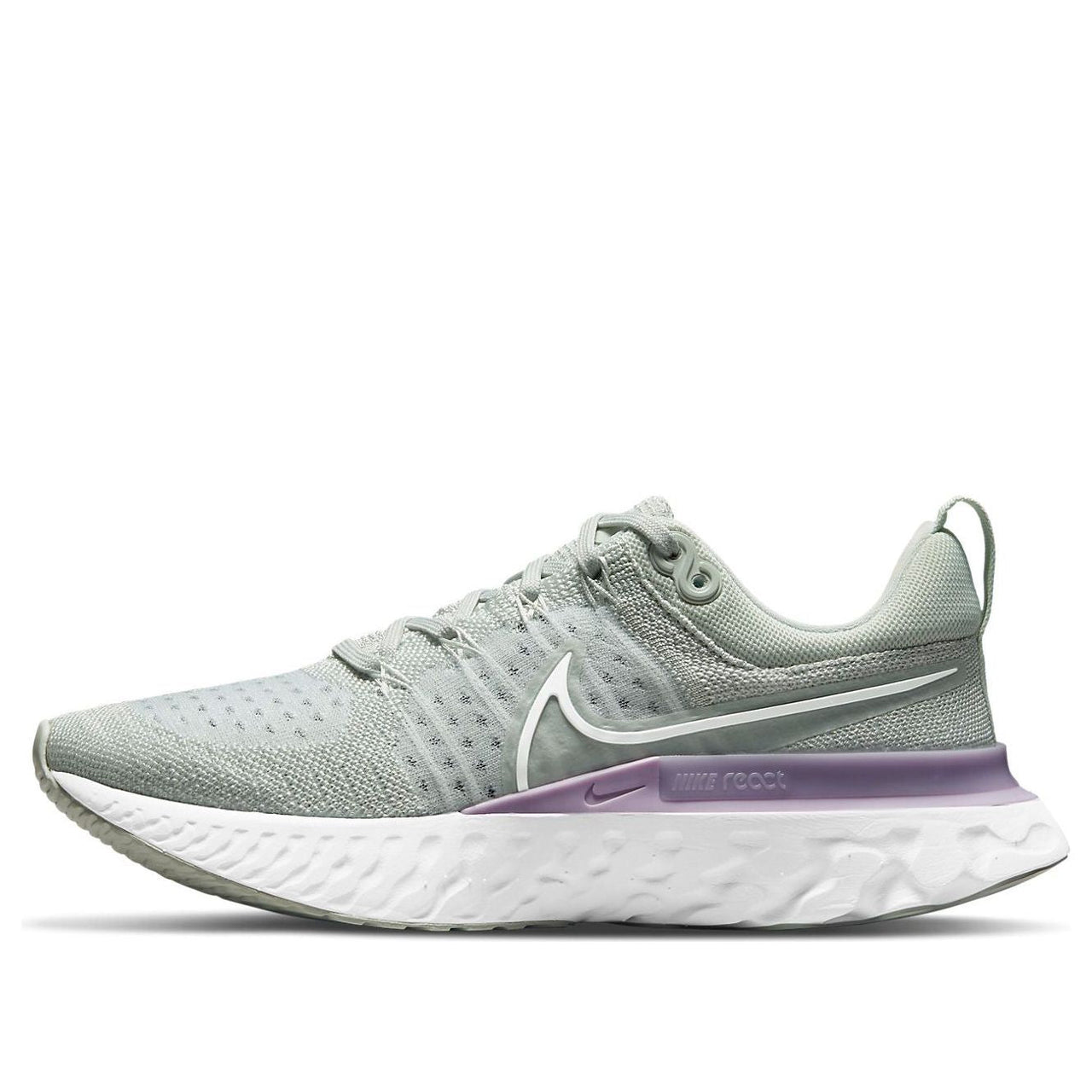(WMNS) Nike React Infinity Run Flyknit 2 'Light Silver Lilac' CT2423-005