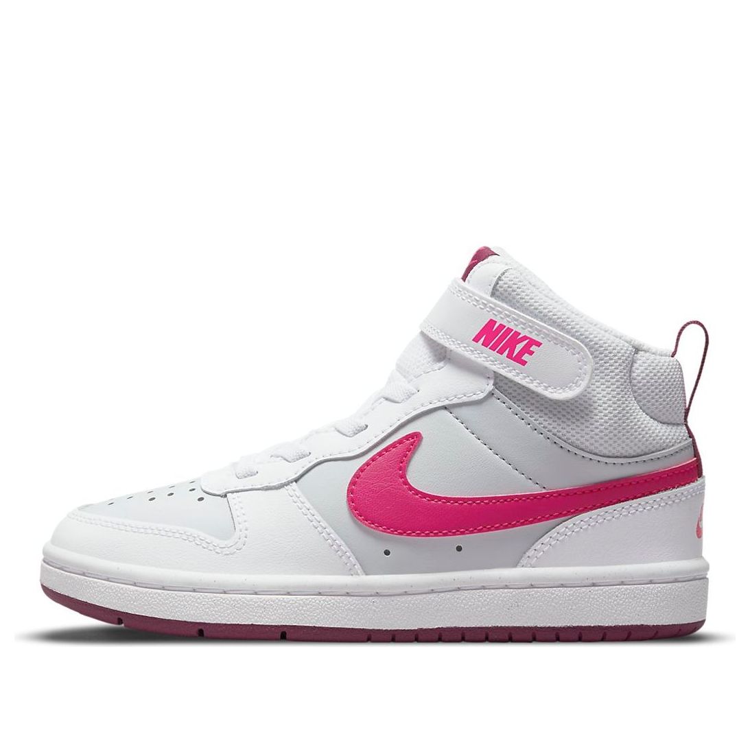 (PS) Nike Court Borough Mid 2 'Pure Platinum Pink Prime' CD7783-006
