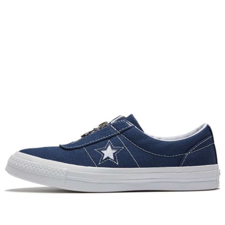(WMNS) Converse One Star Navy Blue Zipper 564207C