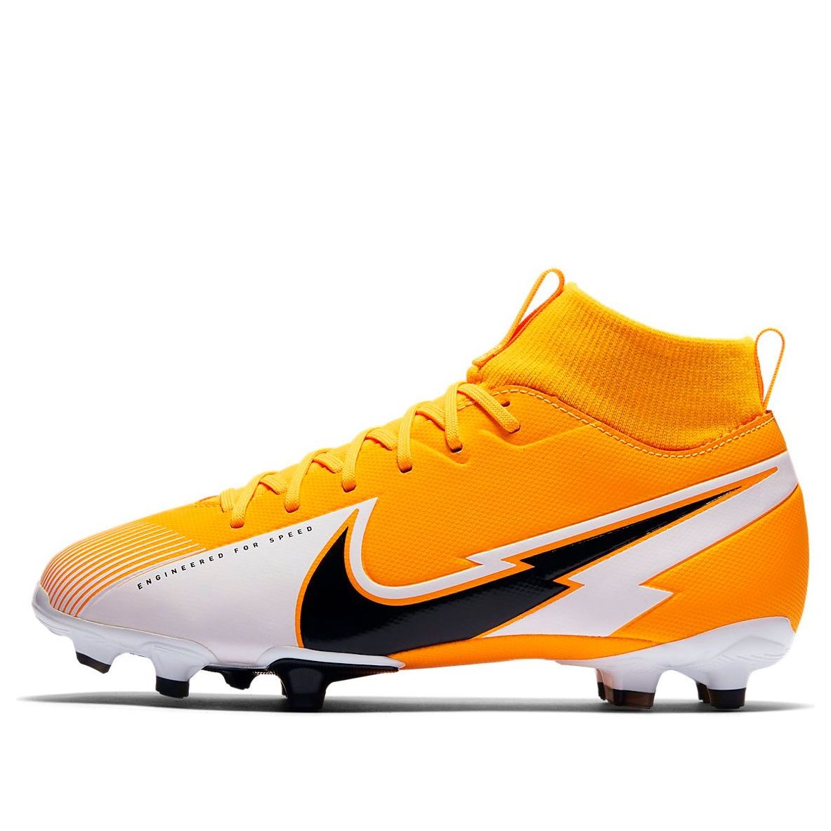 (GS) Nike Jr Mercurial Superfly 7 Academy MG 'Yellow Black White' AT8120-801