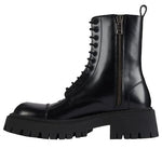 Balenciaga Small Cowhide Lacing Martin High boots 'Black' 615679WA8E91000
