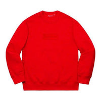 Supreme Cutout Logo Crewneck 'Red' SUP-SS20-595