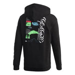 adidas originals Torsion Hoody Printing Casual Sports Black GD6004