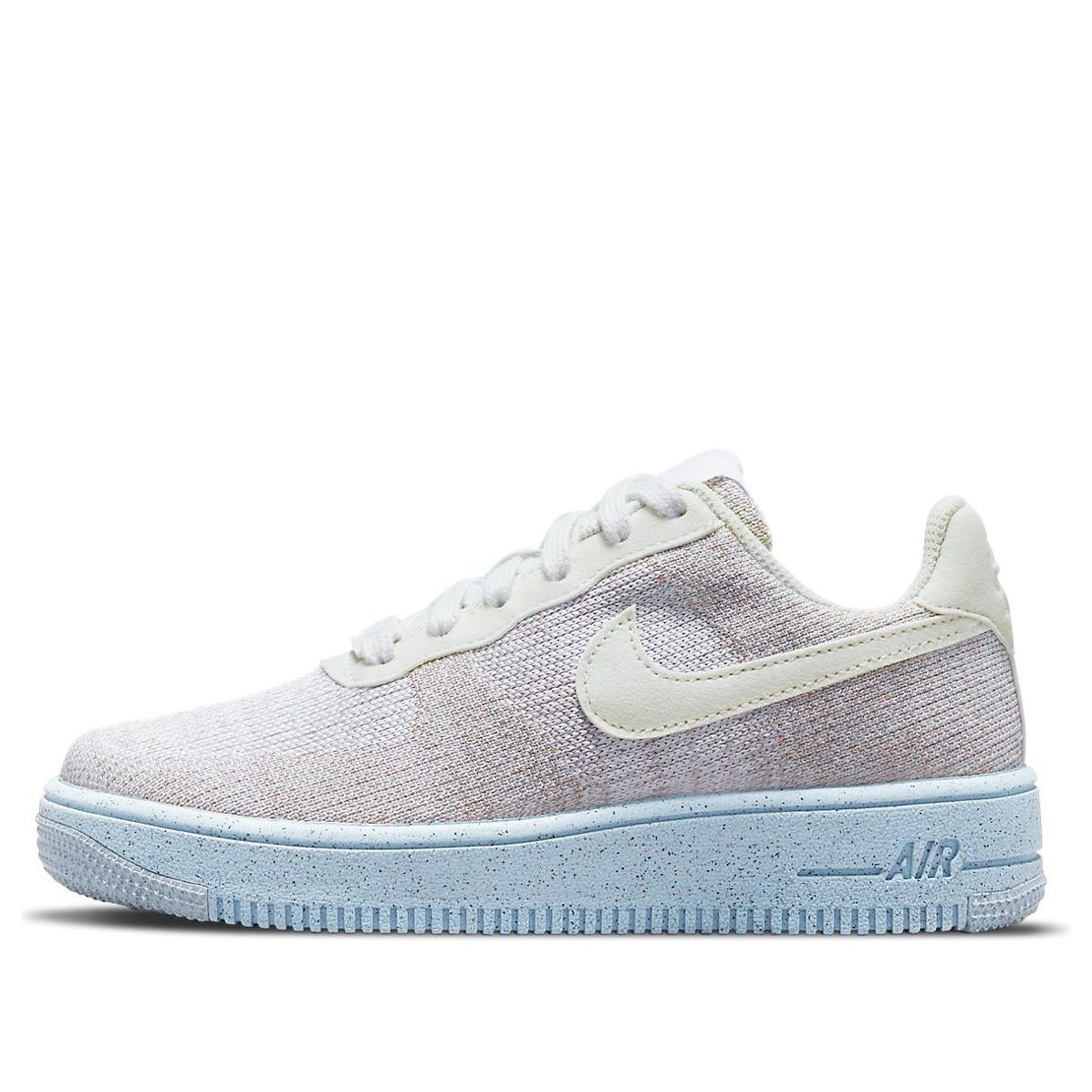 (GS) Nike Air Force 1 Crater Flyknit 'White Chambray Blue' DH3375-101
