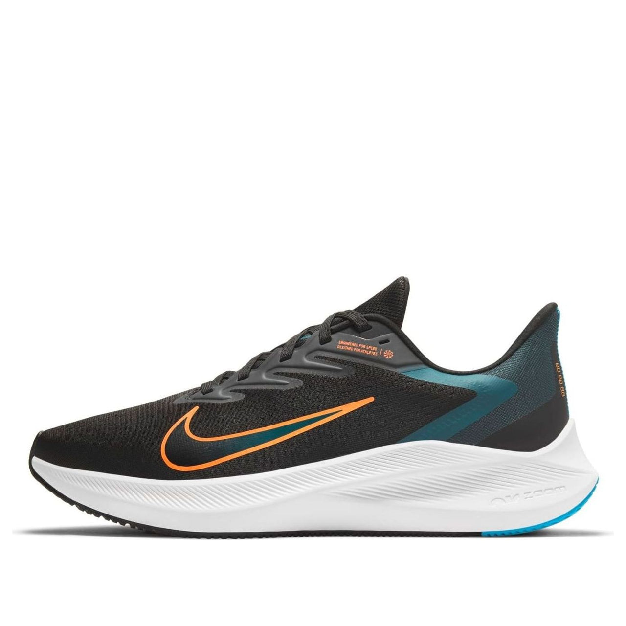 Nike Air Zoom Winflo 7 'Black Atomic Orange' CJ0291-013