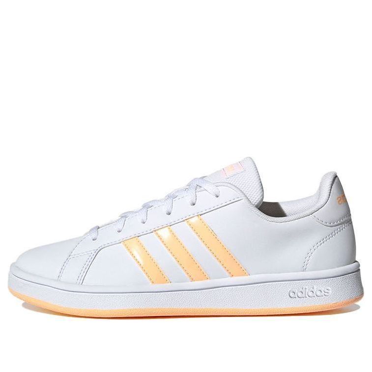 (WMNS) adidas neo Grand Court Base 'White Orange' FY8819