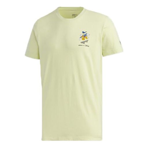 adidas neo Sports Round Neck Short Sleeve Yellow GJ9981