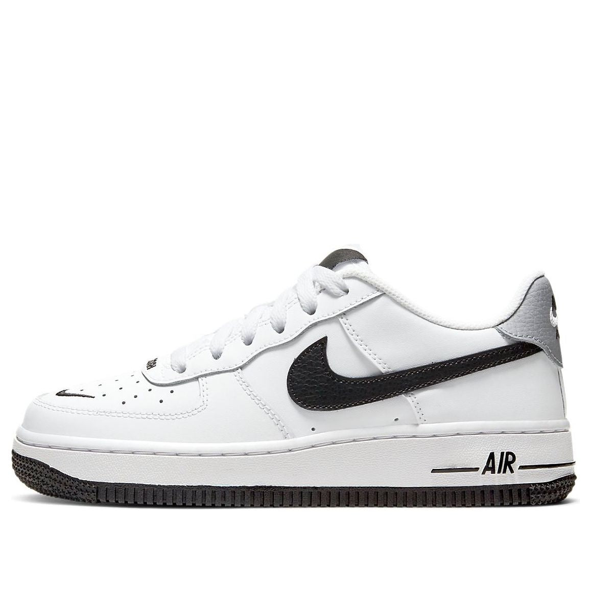 (GS) Nike Air Force 1 LV8 'White Black Mini Swoosh' CT5531-100