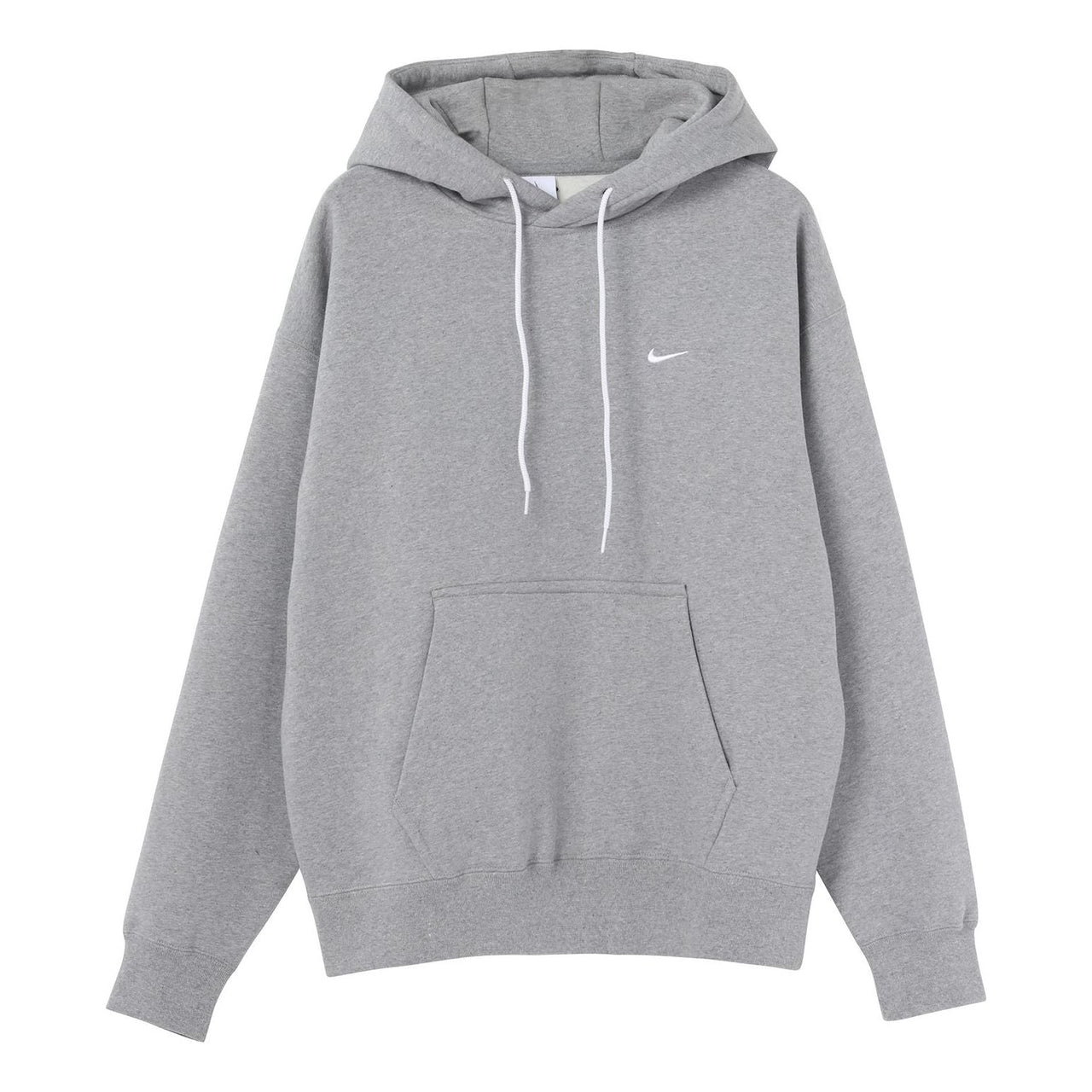 Men's Nike Logo Embroidered Solid Color Fleece Lined Casual Gray DA0316-063