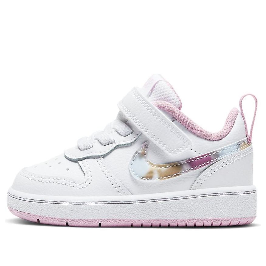 (TD) Nike Court Borough Low 2 SE 'White Pink' CZ6614-100