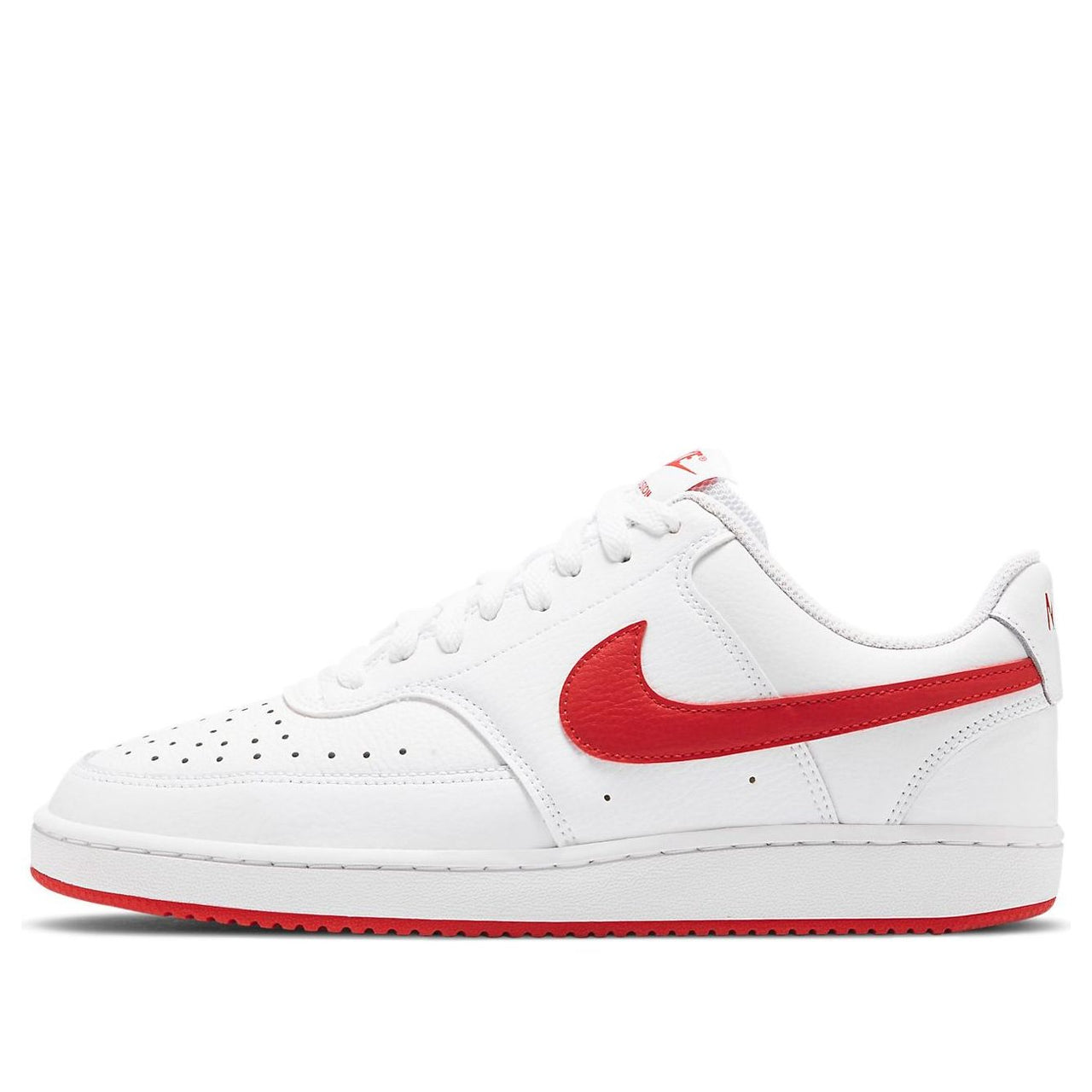 (WMNS) Nike Court Vision Low 'White University Red' CD5434-101