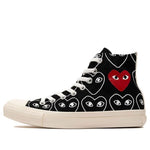 Converse CDG x Chuck Taylor All StarMulti-Heart 'Black White' 168982C