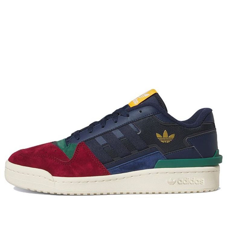 adidas Forum Exhibit Low 2.0 'Collegiate Navy Burgundy Green' HQ7116