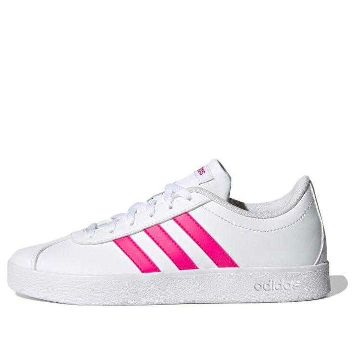 (GS) adidas VL Court 2.0 K 'White Pink' EG6155