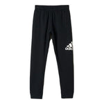 adidas Logo Training Fleece Lined Stay Warm Sports Knit Long Pants Black AB6527