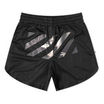 Off-White Caravaggio Arrow Mesh Track Shorts Black OMCI005S201010041088