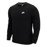 Men's Nike Sportswear Logo Printing Sports Round Neck Pullover Black DO1740-010
