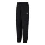 PUMA Woven Cargo Bundle Feet Casual Long Pants Black 533101-01
