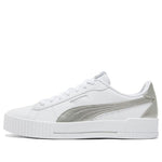(WMNS) PUMA Carina Crew Metallic 'White Grey' 368879-01