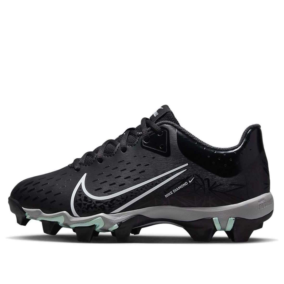 (GS) Nike Hyperdiamond 4 Keystone GG 'Black Dark Smoke Grey' CZ5919-010