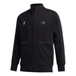 Men's adidas Sports Stylish Jacket Solid Color Black FM9344