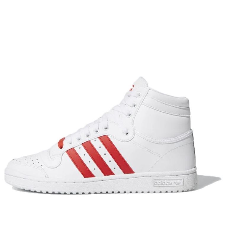 adidas Top Ten High 'White Lush Red' FV4229