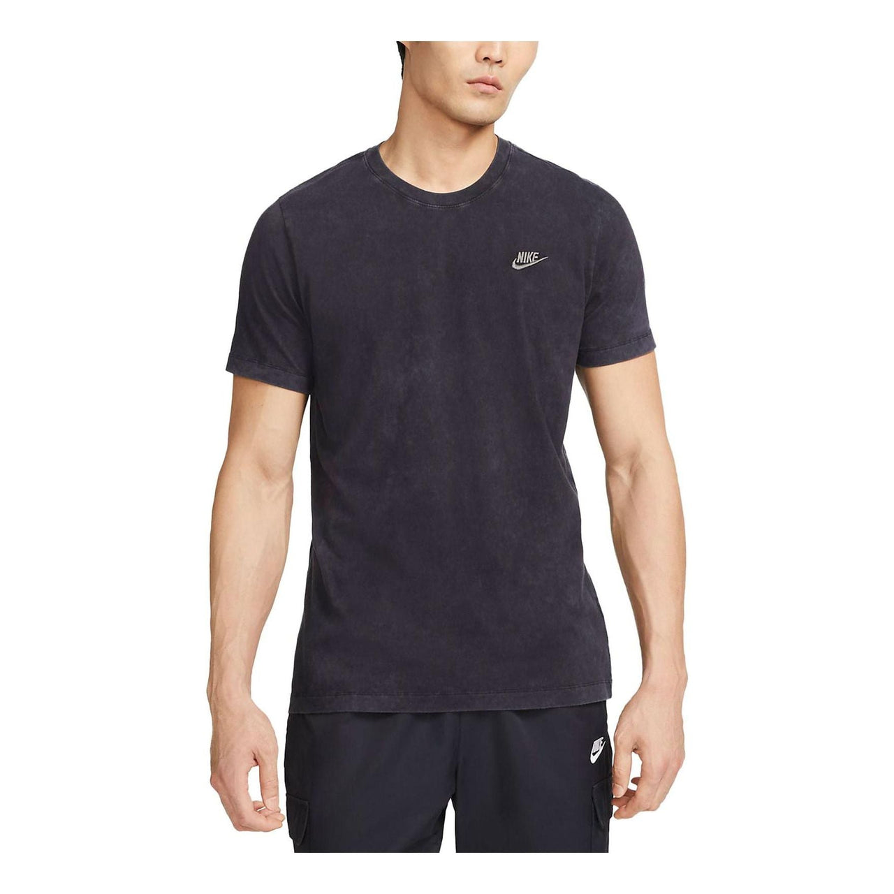 Nike Sportswear Club Washed-Dye T-Shirt 'Black' FD1283-010
