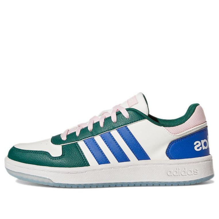 (WMNS) adidas Hoops 2.0 'White Green' GW3368