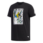 adidas Tsubasa Tee 1 Causual Sports Foot Ball Male Black FJ6226