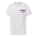 (WMNS) Converse Pocket Round Neck Short Sleeve White 10020519-102