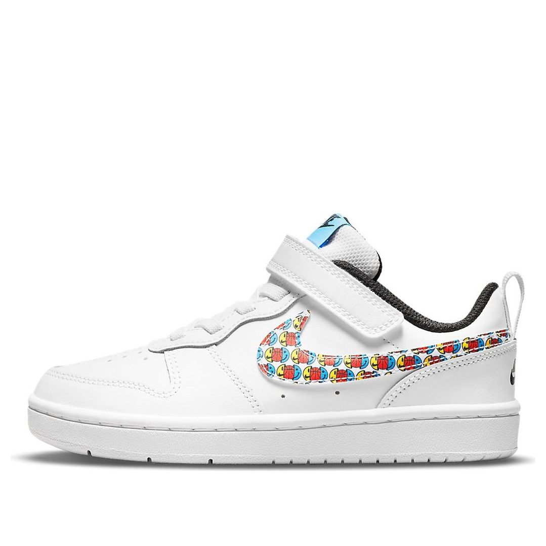 (PS) Nike Court Borough Low 2 SE 'Happy Hoops' DM8099-100