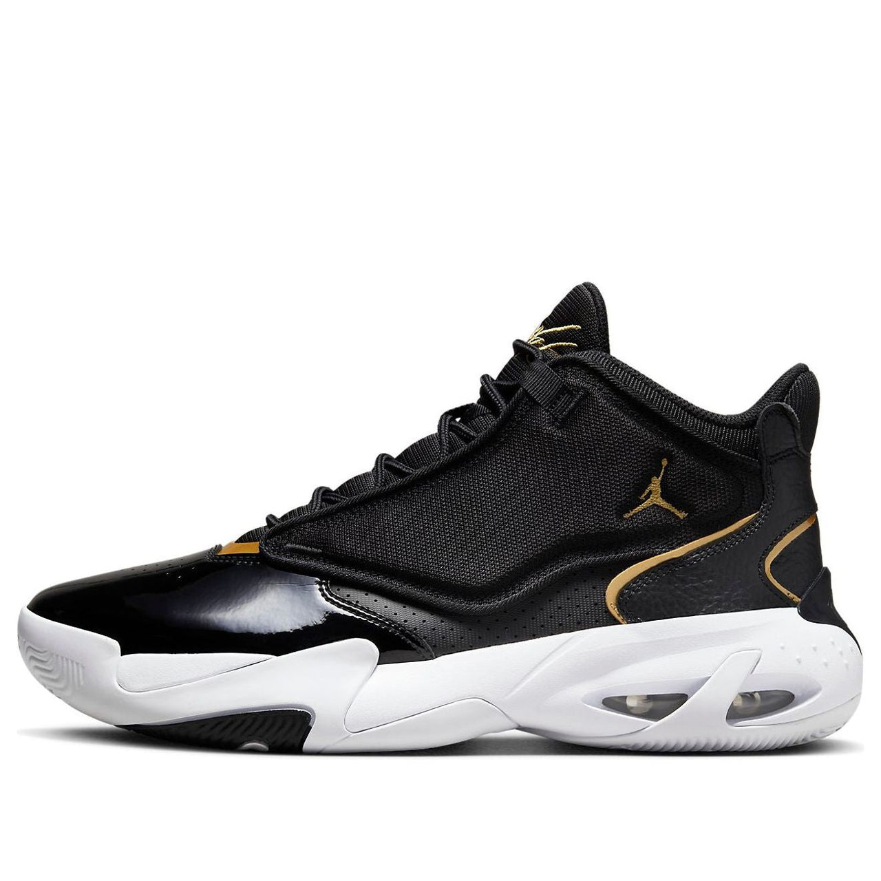 Air Jordan Max Aura 4 'Black White Gold' DN3687-007