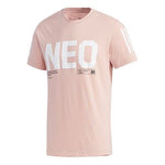 adidas neo M CS TEE 3 Sports Short Sleeve Pink GP5732