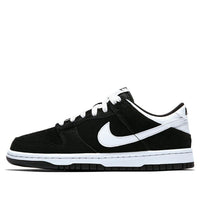(GS) Nike Dunk Low 'Black White Swoosh' 310569-020