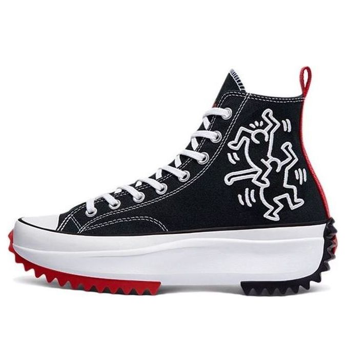 Converse Keith Haring x Run Star Hike 'Black White Red' 171859C