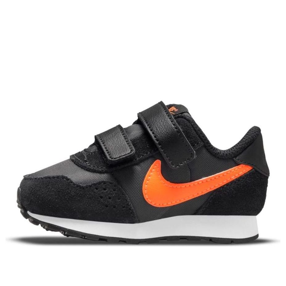 (TD) Nike MD Valiant Low-Top Running Shoes Black/Orange CN8560-018