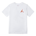 Men's Jordan Printing Logo Solid Color Round Neck Short Sleeve White T-Shirt DH8967-100