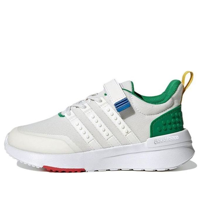 (GS) adidas Racer TR21 x LEGO 'White Green' HQ1315