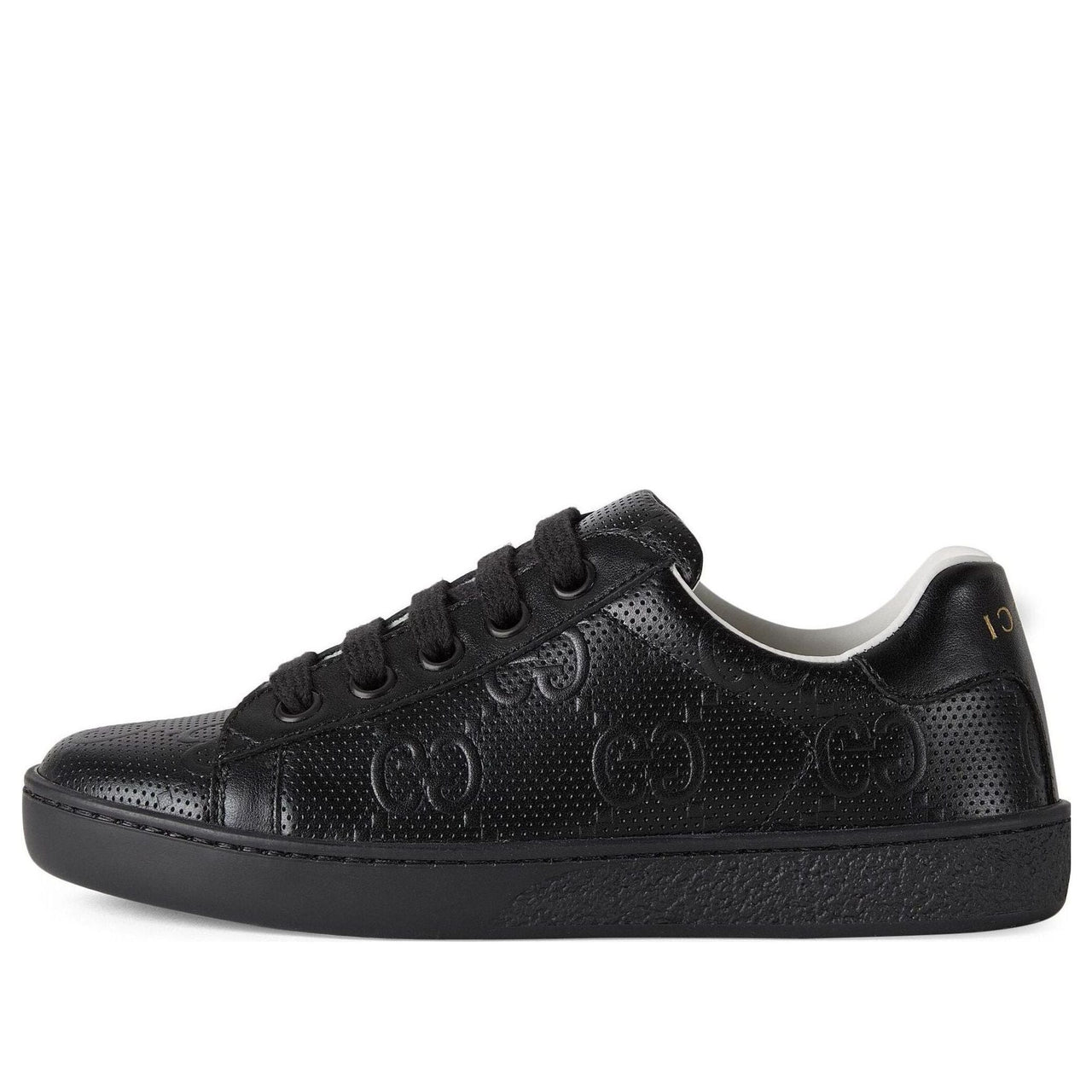 (GS) Gucci GG Ace Sneakers 'Black' 681377-UMT20-1000