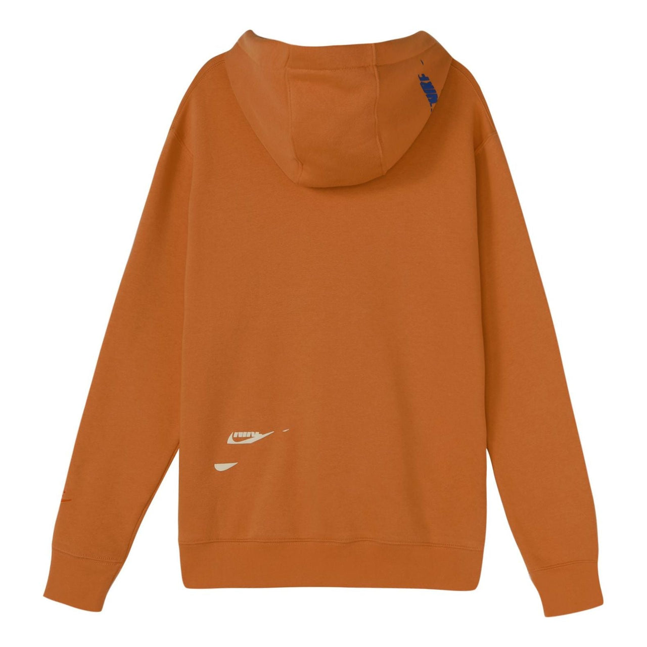 Nike embroidered logo fleece hoodie 'Orange' DM6874-808